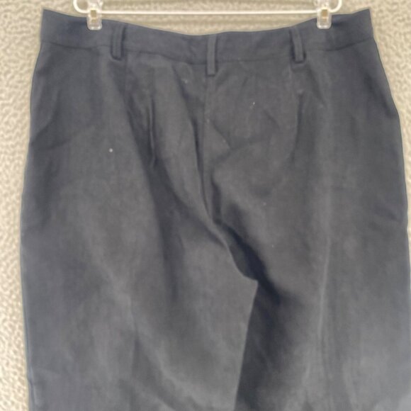 Chicos Pants Womens 2.5 US 14R Black Wide Leg Pockets Brushed Office Career Work - Picture 4 of 12